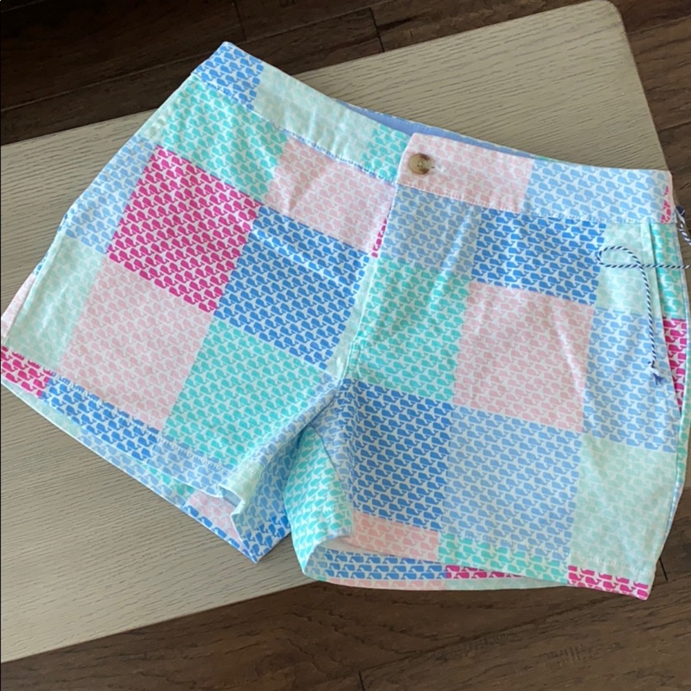 NWOT Vineyard Vines for Target Patchwork Shorts Size 0 Runs BIG